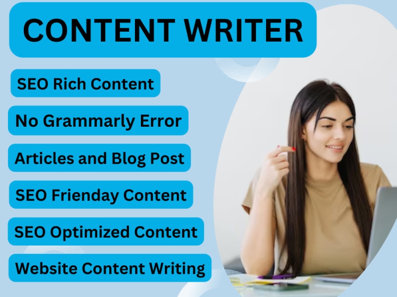 Professional Content Writer | SEO Blog Posts, Articles & Website Content